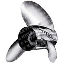 13-3/8 x 15 LH S/S Propeller - 3-Blade (Hub Kit required) 4-1/4″ Gearcase