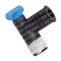 Drain Elbow Assy with Blue Plastic Tap - Replacement