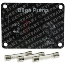 QL Bilge Pump Control Panel with 5, 8 & 15 amp Fuse