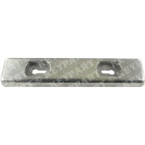 Zinc Hull Anode 7Kg - Low Profile - 230mm Hole Centres