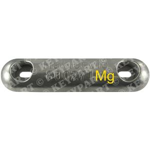 Magnesium Hull Anode - 1kg - 205mm Hole Centres