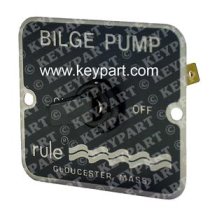 12/24V 2-Way Control Panel for Non-Automatically Controlled Bilge Pumps - Max Current 20A